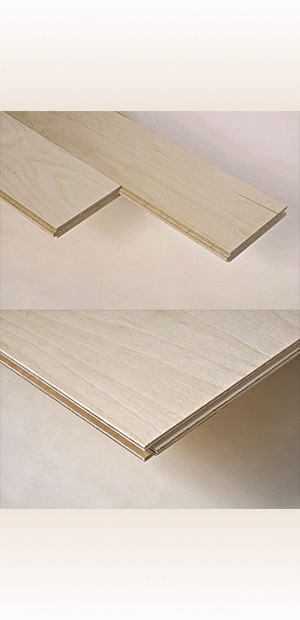自由寸法で作るバーチ耐水合板の床・壁・天井材