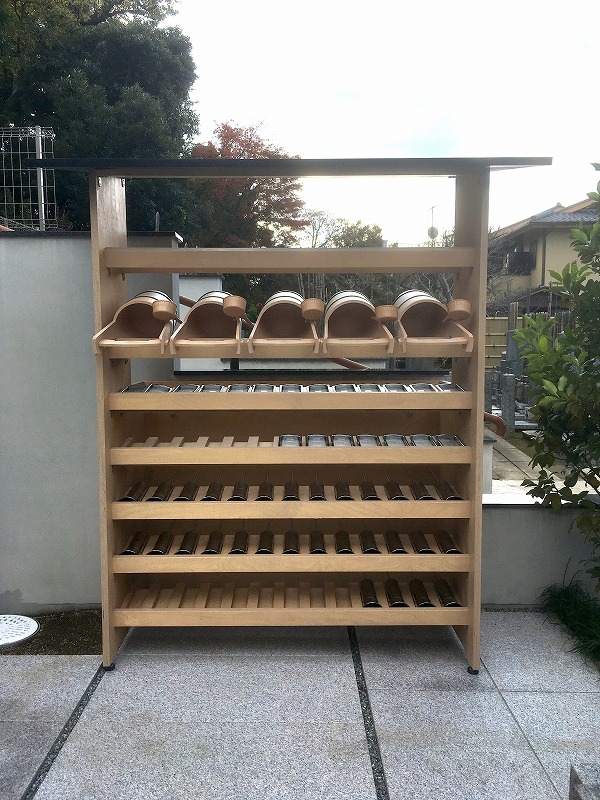 桶ラック　小川真樹建築 様